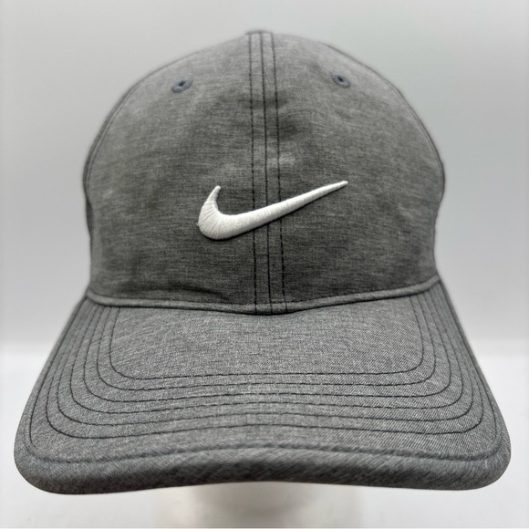 Nike Golf Ultralight Contrast Unisex Heather Gray Adjustable Strap Back Hat OSFM - Picture 1 of 8